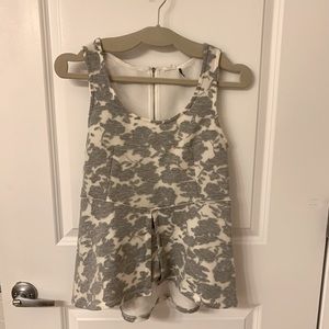 Anthropologie Peplum Tank by Akemi + Kin